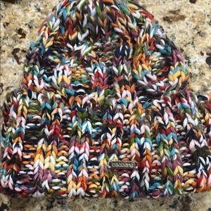 Chunky Multicolor Knit Beanie NWO crochet nice style